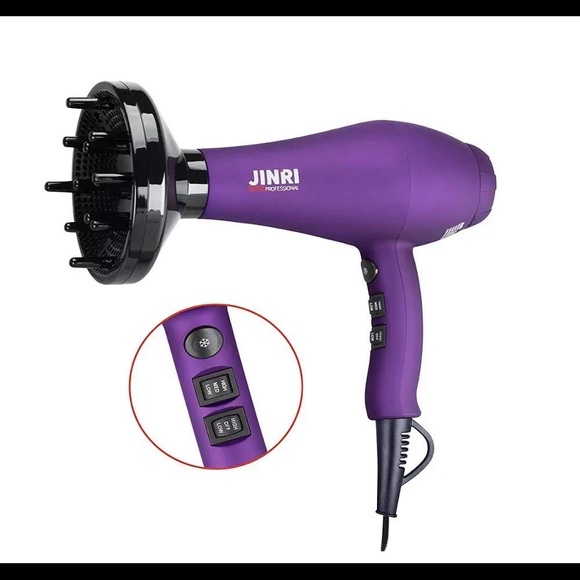 JINRI 1875W Professional Lightweight Salon Negative Ions Far Infrared Hair Dryer - Picture 5 of 7